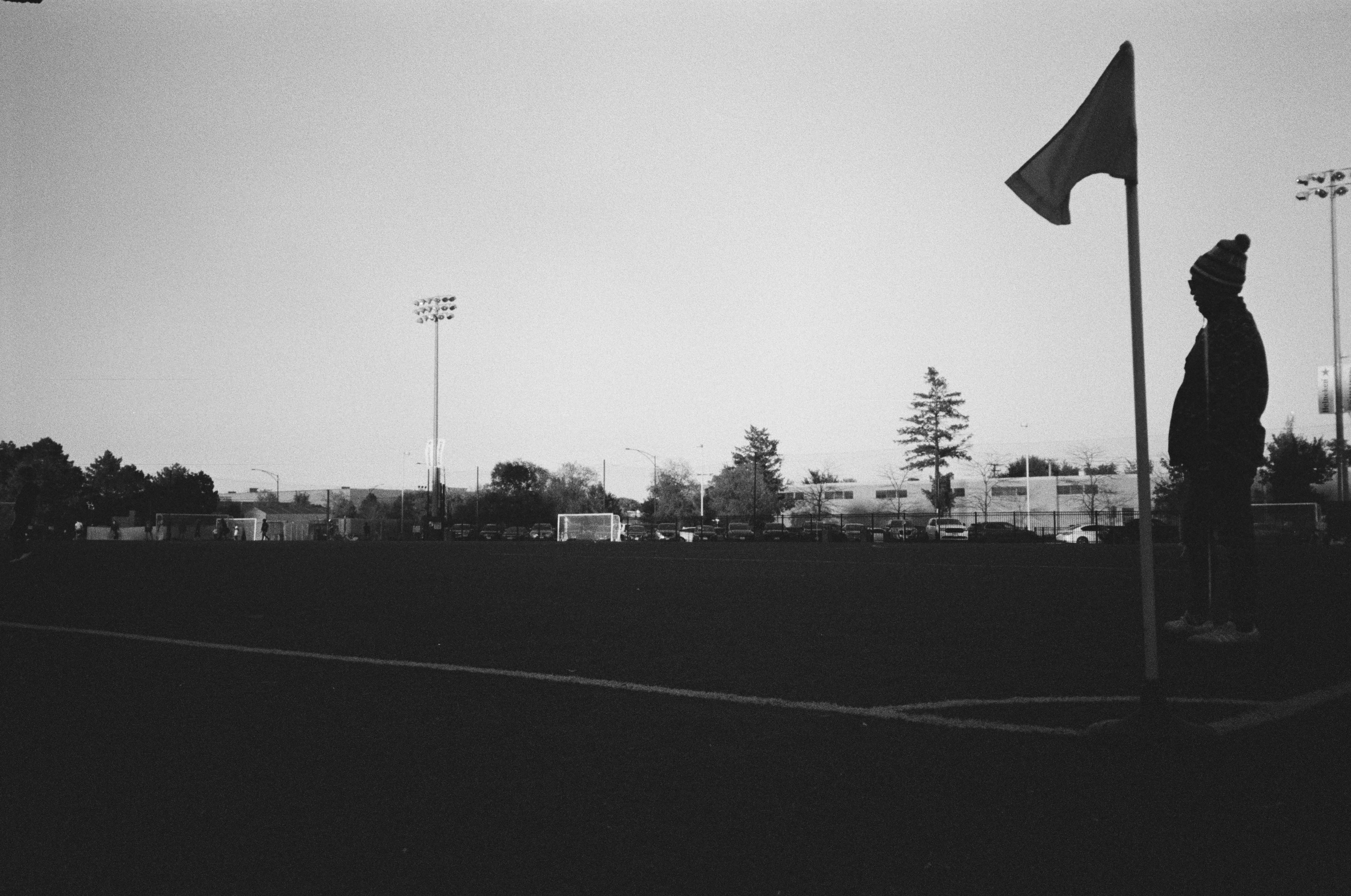 kid on a soccer field